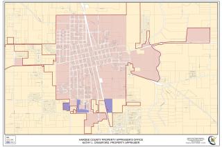 The image is a map showing the boundaries of the Wauchula CRA.  The area is 1,579.6 acres covering 79% of the City.